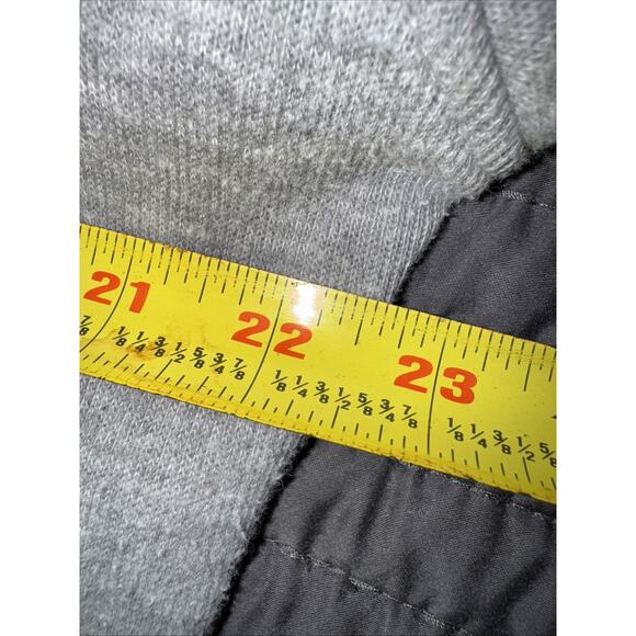 Lee Sport Chicago Bears Sweater Men XLarge Embr Gray Pullover 1/4 Button Vintage - Picture 5 of 6